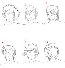 How to draw anime hair. Anime Male Hair Style 1 By Ruuruu Chan On Deviantart