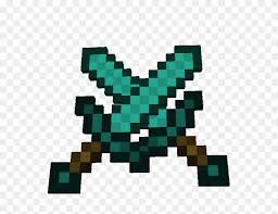 When mined without silk touch, diamond ore drops a single diamond. Minecraft Diamond Sword Gif Clipart 1684223 Pikpng