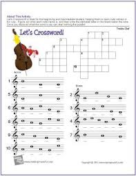 Let S Crossword Free Treble Clef Note Name Worksheet Free Music Theory Worksheets Music Theory Worksheets Music Theory