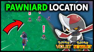 WHERE TO FIND PAWNIARD ON POKEMON SCARLET AND VIOLET - YouTube