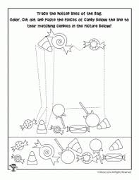 preschool halloween worksheets tracing cutting matching woo jr kids activities children s publishing