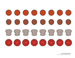 28 pizza topping cut outs. Blank Pizza Template Printable Pizza Craft For Kids