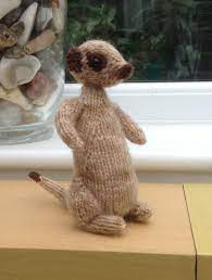 Maybe you would like to learn more about one of these? Knitted Meerkat October 2013 Pattern From Knitted Meerkats By Sue Stratford Fiddly But Effective Knitted Toys Sewing Projects Needlecraft
