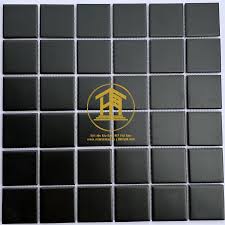 Gạch Mosaic Gốm sứ đen mờ 4808M - Tổng kho Mosaic