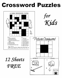 Over one million crossword puzzles made! Crossword Puzzles For Kids