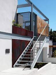 Baltimore railings & stairs does metal fabrication and welding in a variety of metals and for both ornamental and structural uses. Houzz Outdoor Steel Stairs Google Search Exterior Stairs Stairs Exterior Stairs Design Modern