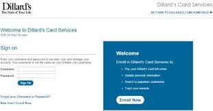 To receive a copy of your credit card agreement please enter your information exactly as it appears on your account in the fields below. Dillards Myonlineresourcecenter Com Dillard S Credit Card Login To Access Online Account