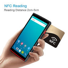 Nfc Handheld Terminal Finger Print Scanner Portable Scanner Barcode Scanner