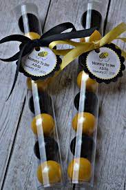 Bumble Bee Black And Yellow Gumball Tube Favors 10 Tubes Etsy Bumble Bee Baby Shower Bee Baby Shower Theme Bee Baby Shower