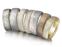 Mokume Gane Fusing And Combining Several Layers Of Metals Into One Piece Beautiful Weddingring Mokume Gane Ring Wedding Rings Mens Wedding Rings