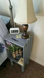 Pin By Tc Tugba Timucin On Dekorasyon Hediye Wooden Crates Nightstand Diy Furniture Crate Nightstand