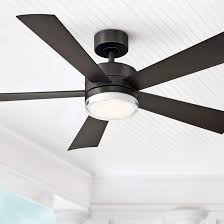 52 Modern Forms Wynd Bronze Wet Led Ceiling Fan 58r76 Lamps Plus In 2020 Ceiling Fan Black Ceiling Fan Outdoor Ceiling Fans