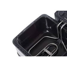 Black And Decker Electric Griddle Drip Tray Secura 1700watt Stainlesssteel Triple Basket Electric Deep Fryer With Timer Free Extra Odor Filter 4 2l 17cup 4 4 Qt Click Image For M Air Fryers In 2019