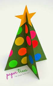 Paper Christmas Trees Template Included Christmas Tree Crafts Christmas Tree Template Xmas Crafts