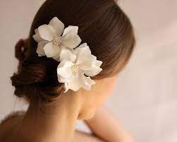 Magnolia Hair Flowers Bridal Bridal Hair Piece Magnolia Etsy Flower Hair Accessories Wedding Bridal Hair Flowers Bridal Hair Flower Clip