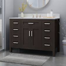 Epoxy 100% protects wood from getting soaked and damaged. Greeley Contemporary 48 Wood Single Sink Bathroom Vanity With Carrera Marble Top By Christopher Knight Home Overstock 25716175