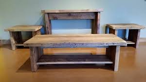 Add style to your home, with pieces that add to your decor while providing hidden storage. Buy Hand Crafted Rustic Reclaimed Barnwood Coffee End Table Set Made To Order From American Woodworx Llc Custommade Com