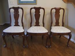 1960s Vintage Pennsylvania House Georgian Style Solid Cherry Dining Chairs Six Chair Dining Chairs Dining Room Chairs