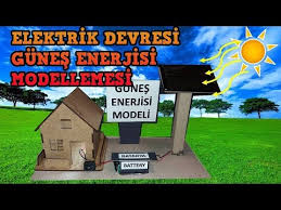 Güneş enerjisiyle çalışan ev maketi0:27. Elektrik Devresi Ile Gunes Paneli Maketi Youtube