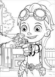 Rusty rivets is a canadian animated television series produced by arc productions and spin master entertainment for treehouse tv and nickelodeon productions. Rusty Rivets Coloring Picture