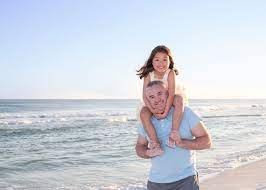 Daughter On Dads Shoulder On A Destin Fl Beach Family Beach Portraits Fl Beaches Beach Portraits