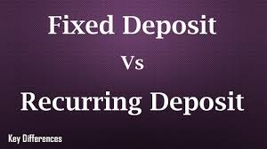 A fixed deposit is sometimes known. Difference Between Fixed Deposit And Recurring Deposit Youtube