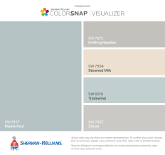 I Found These Colors With Colorsnap Visualizer For Iphone By Sherwin Williams Niebla Azu Sherwin Williams Paint Colors Farmhouse Paint Colors Farmhouse Paint