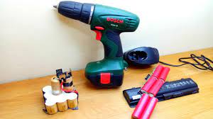 Conversion of the hitachi screwdriver to lithium batteries. How To Convert Replace Ni Cd To Lithium By Using 18650 Cells Li Ion Youtube