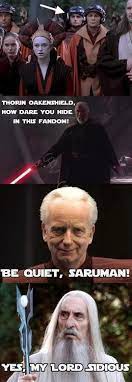 Star Wars Lord Of The Rings Star Wars Humor Star Wars Memes The Hobbit