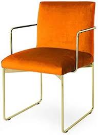 Geqwe Dining Chairs Contemporary Velvet Upholstered Dining Chair With Polished Gold Metal In 2020 Metal Leg Dining Chair Dinning Room Chairs Upholstered Dining Chairs