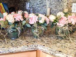 Roses And Carnations Floral Centerpieces Baby Shower Flowers Sunflower Baby Showers White Flower Centerpieces