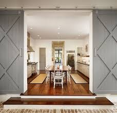 Buy top selling products like kate and laurel™ storage cabinet with sliding barn door and uniek® cates barn door wood wall cabinet. 25 Trendy Kitchens That Unleash The Allure Of Sliding Barn Doors
