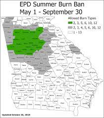 You may have read about the fire that trapped all of our residents. Summer Legal Burn Map Environmental Protection Division