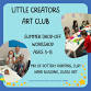 Little Creators Art Club (Ages 3-13): Pottery Painting