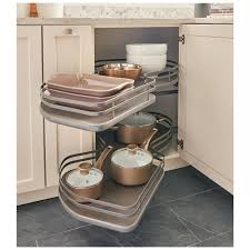 Customize your selection with your preferred material, size, and style of pull out shelves to make sure you get the. Rev A Shelf 5372 15 Fog L The Cloud 15 Blind Corner Pull Out Double Tier Orion Gray Left Hand