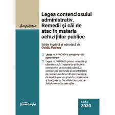 101 din 25 aprilie 2006 (*actualizata*) serviciului de salubrizare a localitatilor (actualizata pana la data de 6 noiembrie 2008*). Legea Contenciosului Administrativ Remedii Si Cai De Atac In Materia Achizitiilor Publice Actualizata La 15 Decembrie 2019 Ovidiu Podaru 68316