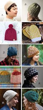 Holiday Hat Knitting Cheat Sheet 10 Skill Stretching Patterns Fringe Association Gift Knitting Patterns Knitted Hats Holiday Hats