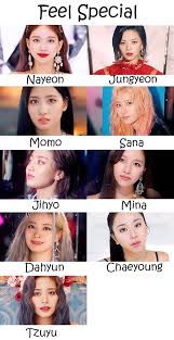 Twice Feel Special Who S Who Twice Kpop Members Twice Kpop Feeling Special