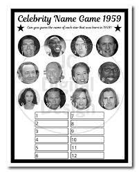 Please, try to prove me wrong i dare you. 1959 Birthday Trivia Game 1959 Birthday Parties Games Instant Download Trivia Games Celebrity Name Game Trivia