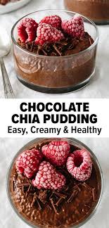 Chocolate Chia Pudding Simple Healthy Dessert In 2020 Chocolate Chia Pudding Healthy Desserts Easy Chia Pudding Almond Milk