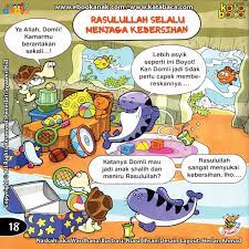 Download Ebook Seri Balita Shalih Menyayangi Rasulullah Rasulullah Selalu Menjaga Kebersihan Buku Anak Anak Komik