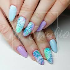 Jungle Vibes Manicure Nails Nailart Leaf Leaves Jungle