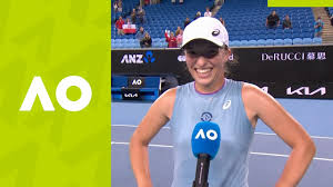 Coco gauff vs iga swiatek at the italian open in rome 2021. Iga Swiatek It S Always A Pleasure To Play Against Her On Court Interview Australian Open 2021 Youtube