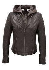 Codes promo, ventes flash, livraison offerte, trouvez le produit de vos rêves à prix réduit ! Blouson Cuir Avec Capuche Femme Oakwood Schott Cuirs Guignard