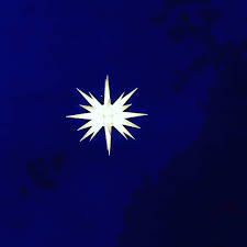 Weihnachtsstern Von Bethlehem Symbol Stockvektor