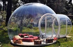 Attrap Reves Bubble Hotel Aus Blasenzelten Und Als Idee Fur Schone Gartengestaltung Mit Transparentem Gartenhaus Zelten Aufblasbar Zelt Aufblasbar