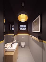 Decoration Coloree Accrocheur Dans Une Maison Contemporaine Idee Salle De Bain Decoration Toilettes Deco Toilettes