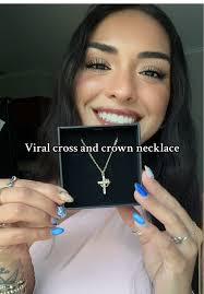 Cross Crown Necklace