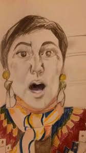 I'm more of a rain jacket woman meself. ⛱⛱⛱ #rhianna #helenmcnulty #aiart  #selfportrait