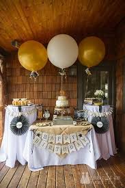 Mom Black And Gold 50th Birthday Party Decorations Gold And White Giant Balloons Birthday Golden Anniversary Rustic Wedding Dessert Bar Ideas 70th Birthday Parties 90th Birthday Parties 50th Party